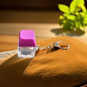 EPNER Bàn phím DIY Móc khóa Fidget Nút phím Có đèn Đồ chơi kẹp Thư giãn Nắp phím Đồ chơi clicker