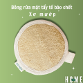 Bông rửa mặt xơ mướp - Bông tẩy tế bào chết - Bông tẩy trang - Bông làm sạch da mặt. 