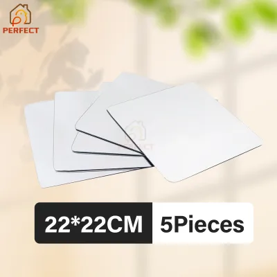 Thicken Square HD Mirror Wall Full-body Self-adhesive Wall Mirror Whole Body Glass Splicing DIY for Bedroom Bathroom Wallpaper Sticker Waterproof