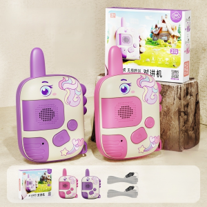 Wireless Smart Intercom 2-pack Rechargeable Outdoor Remote Long-Distance Interphone Childrens Min Intercomunicador Walkie Talkie Toys 儿童对讲机
