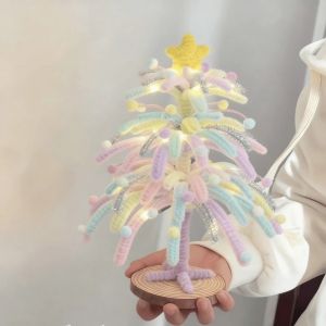 MAOMEI Làm thủ công Bộ dụng cụ làm cây thông Noel Đầy màu sắc Trang trí nhà cửa Bộ Dụng Cụ Dệt Que Uốn Cong Cây nhân tạo lễ hội Năm Mới Cây thông Noel để bàn Trang trí nhà cửa