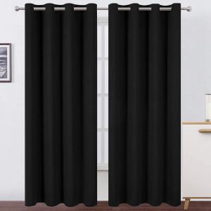 100% Blackout Plain Curtain 6f/7.8f Office Living Room Bedroom Window Korean noisereducing kurtina