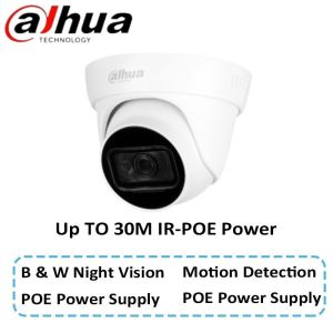 Dahua HD 2MP WDR IR Dome Network Camera Wired Outdoor Intelligent Detection Night Vision IP Camera