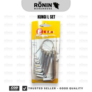 Kunci L Putih 10 pcs Hex Key Wrench EIFFEL