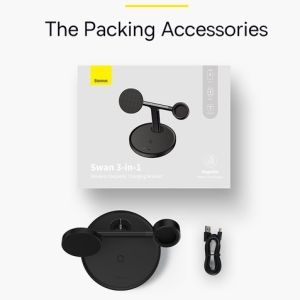 20W 3-in-1 Wireless Magnetic Charging cket Magnetic adsorption for i14 13 12 Pro Max Phone Holder