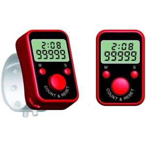 Portable Finger Counter Chanting Electronic Counter with for Time Ring Chanting Register No Color Choice Randomly Send
