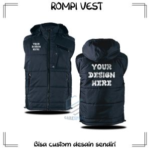 Rompi pria parasut tahan angin casual semi wf lapangan logo koni komite olahraga nasional bisa custom