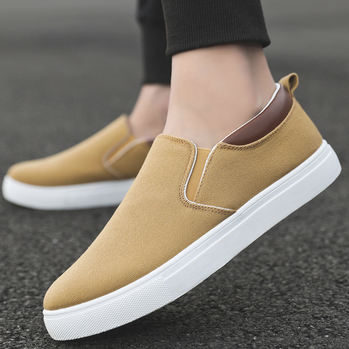YOCHO 2021 New Large Size Men's Shoes Korean Canvas Shoes Men's