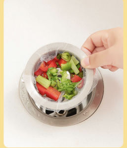 Jaring Saringan Wastafel Sisa Kotoran Sampah Makanan Isi 100 Pcs Saringan Anti Mampet