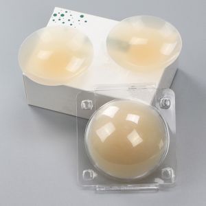 Onefashionmall Bra Silikon Nipple Pad Wanita Invisible Silicone Penutup Puting Beha Tempel Payudara Tanpa Tali Bra Tape Cover Push Up Aksesoris Padding Strap BR096