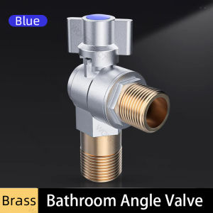 Brass Angle Valve Kitchen Bathroom Quarter Angle Valve Bathroom Faucet Sink Valve Large Displacement Easy To Install
