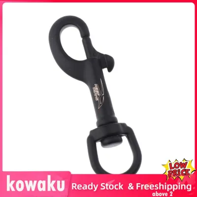 Kowaku chịu lực cao 316 móc làm bằng thép không gỉ xoay bu-lông đầu vòng Snaps cho Scuba Diving Diving màu đen