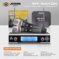 Original Joson Professional Dual Wireless Microphone For Karaoke MT.Fuji/MT.Mayon. 