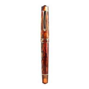 new Majohn M800 Dark Blue Green Resin Fountain Pen German BOCK Nib F 0.5mm Dual Color Business Office School Writing Supplies Pen
