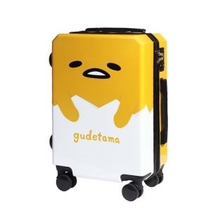 Gudegama Egg Yolk Suitcase Suitcase Cartoon Trolley Suitcase Suitcase Password Mute Universal Wheel Egg Yolk Universal Lightweight Gift