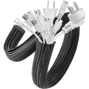 🇸🇬【In Stock】Cable Management Sleeve / Wire Protector Cable Organizer – Resistant to High Temperatures and Corrosion