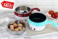 nồi hấp điện, nồi hấp mini cho bé, nồi hấp 2 tầng, noi hap Nồi lẩu điện mini đa năng 2 tầng kèm xửng hấp inox cao cấp có tay cầm tiện dụng, sản phẩm thiết yếu cho mọi gia đình. 