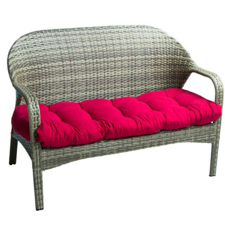 【Best Seller+Ready Stock】Bench Cushion 100*50cm Outdoor Garden Bench  Cushions Rectangle Bench Seat Soft Pad Mat Chaise Swing Chair Cushion For  Patio