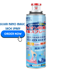 Silver Nano Magic Spray Shoe Deodorant Spray Socks Shoes Stink Freshener Odor Remover Antibacterial