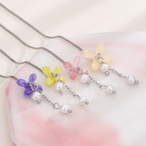 Gold Flower Zircon Long Linear Dangle Fashion Flower Tassel Drop Earrings For Women Ear Hole Care Earrings Tiktok Hot Selling Girls Jewelry Accessories