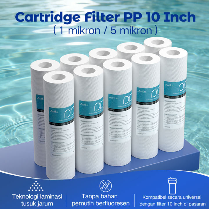 Filter Cartridge PP 10 Inch 1/5 micron AviLu | Lazada Indonesia
