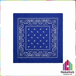 Homehub scarf Handkerchief cashew flower hip-hop Stlye 55x55cm Black Red Headband Printed For Women Men Boys Girls