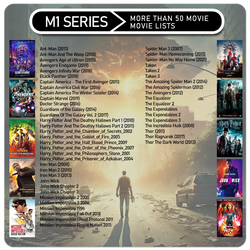 PLUG PLAY PENDRIVE USB 64GB KOLEKSI MOVIE ENGLISH LEBIH 50