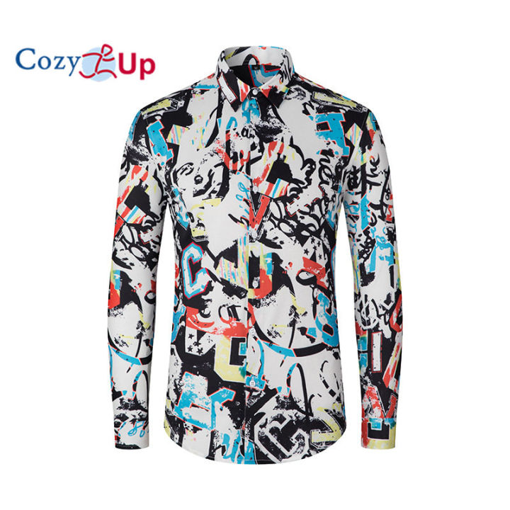 Premiere Men's Designer Dress Shirt - Casual Long Sleeve Button Down, 97% Polyester 3% Spandex, Machine Washable