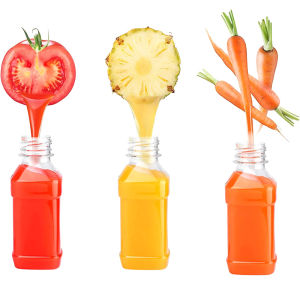 [Sirola] 10 20Pcs 100ml Clear Refillable Empty Bottles Plastic Leakproof Portable Juice Water Drink Containers Beverage Bottles