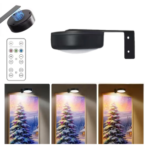 Battery Operated Led Picture Light 3 Colors Magnetic Painting Wall Art Wireless Decorative Lamp Lighting Paintings Dimmable Home