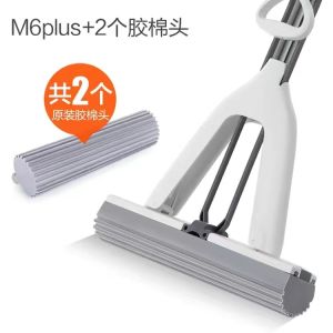 Folding Sponge Mop Lazy people mop rubber cotton absorbent mops Household mops Hand wash free mops Mop mops