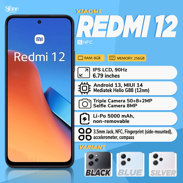 Xiaomi Redmi 12 8/256 RAM 8GB ROM 256GB Garansi Resmi Indonesia ...