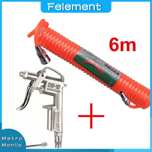 6/9/12m Pu Compressor Hose Connector Set+Bt-Dg10 Air Duster For Compressor Air Compressor Hose