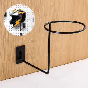 Helmet Hanger Wall Mount Display Rack Storage Helmet Display Stand Wall-Mounted