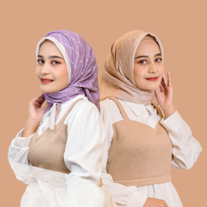 Scarveil Arabel Scarf Hijab Printing 2 Sisi