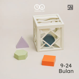 Learning Time Shape Container Turning 1 Series - Mainan Belajar Bentuk & Kognitif Bayi Usia 9-18 Bulan
