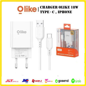 Charger Olike C301 3A 18W TYPE-C  Iphone ORIGINAL Full Set Sama Kabel