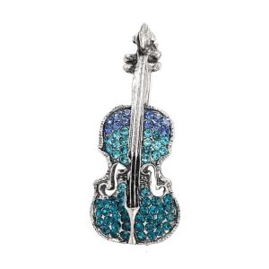 Artistics Musical Violin Pin Retro Designs Accessory Convenient for Trendy Women Daily Wear Special Occasions