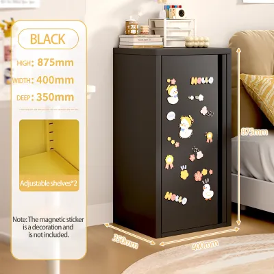 Metal Cabinet Storage Steel Cabinet Cupboard Storage Cabinet Almari Buku Bertutup Side Cabinet Narrow Cabinet 收納櫃 床头柜