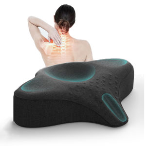 หมอนเมมโมรี่โฟมหมอนรักษากระดูกและกล้ามเนื้อหมอนรองคอเมมโมรี่โฟมช่วยบรรเทาอาการปวดคอและการจัดตําแหน่งกระดูกสันหลังส่วนคอ