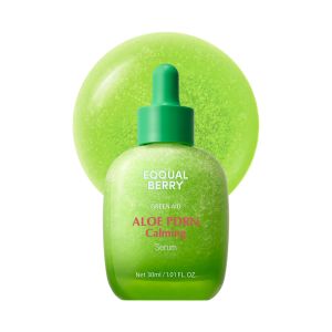 EQQUALBERRY Aloe Vera PDRN Soothing Smoothie Essence – Soothing Korean sensitive skin care Cica and Aloe Vera Repair 、 Moisturizing and Glossy Non-comedogenic (1 Ounce /30 Ml )