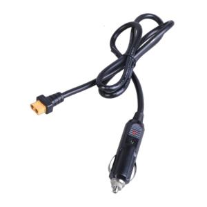 XT60 Extension Cable XT60 Female to Car Charger Male Connection Cord 12V/24V for Power Stations and Solar Generators