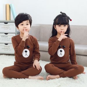 Baju tidur bear ANAK piyama cokalte untuk anak 2-6 tahun