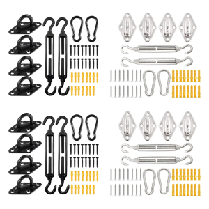 40lots Greenhouses Fabric Fixing Clamps Grommets Fence Nettings Hook Screws Outdoor Accessories