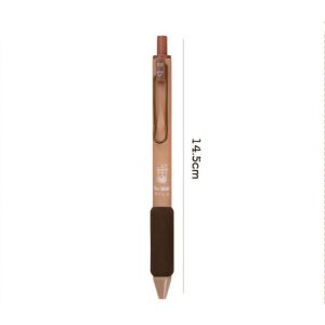 20pcs Cartoon Neutral Pen Ballpen 0.5mm Black Flex Office Flex Stick Office Black Signature Pen Set