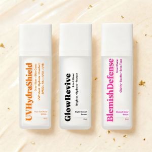 Lings Lab Bundle Set - Bright Revival Pure Veil Fuild Blemish Defense