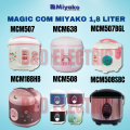 MAGIC COM PENANAK NASI MIYAKO RICE COOKER UKURAN (6L 2,2L 1,8L 1,2L 1L 0,6L) 3IN1 MERK MIYAKO. 
