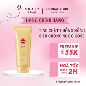 Tinh chất chống nắng Kose Suncut UV Perfect Essence Super Water Proof siêu chống nước 110g Nhật
