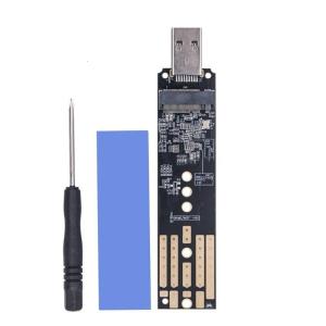 M.2 Nvme Enclosure M.2 To USB Type C/Type A External Case Support 2230 2242 2260 2280 RTL9210B/JMS581DL Chip