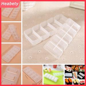 Heabety Nhật Bản Nigiri Sushi khuôn gạo bóng 5 cuộn Maker không dính Báo Chí Bento công cụ
